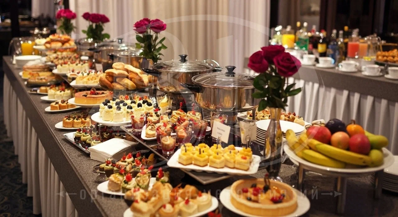 Меню на корпоратив для 150 гостей мероприятия