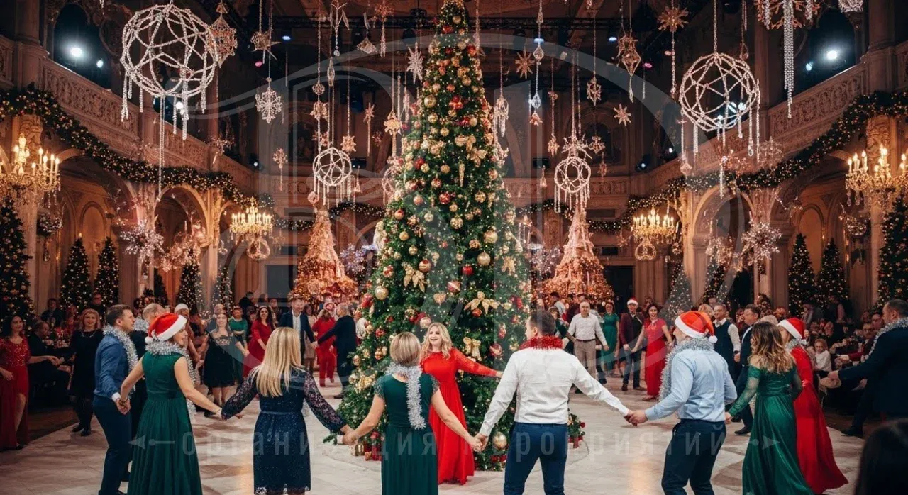 Корпоратив на 100 человек в предновогодние дни