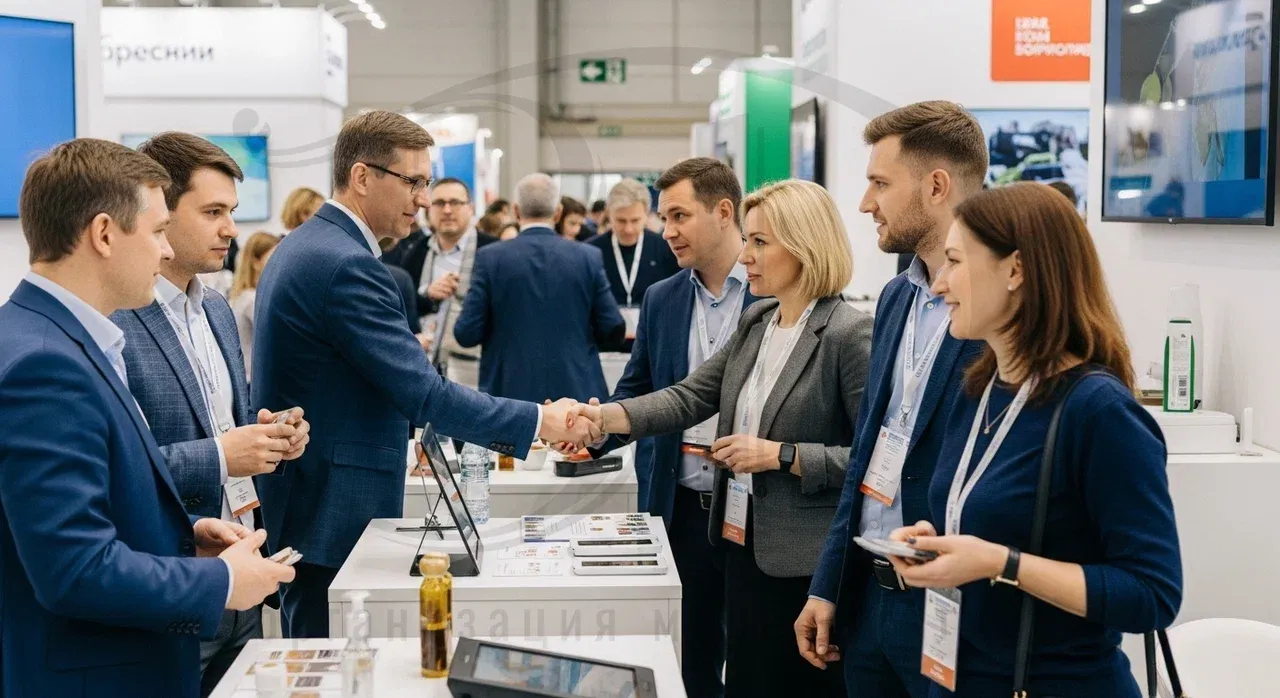 Общение между участниками выставки