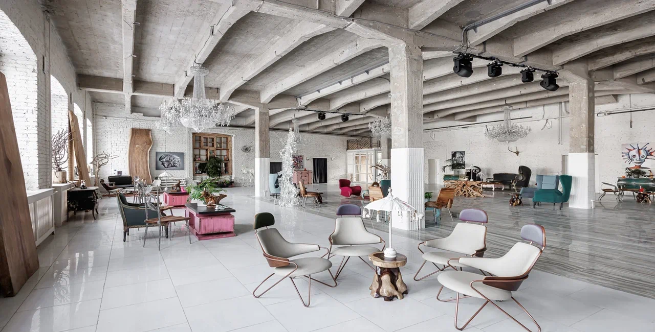 Аренда зала Royal Blanc (Loft Hall) в Москве для проведения любых мероприятий