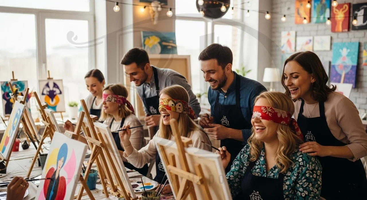 Интерактивные развлечения для гостей вечеринки рисования