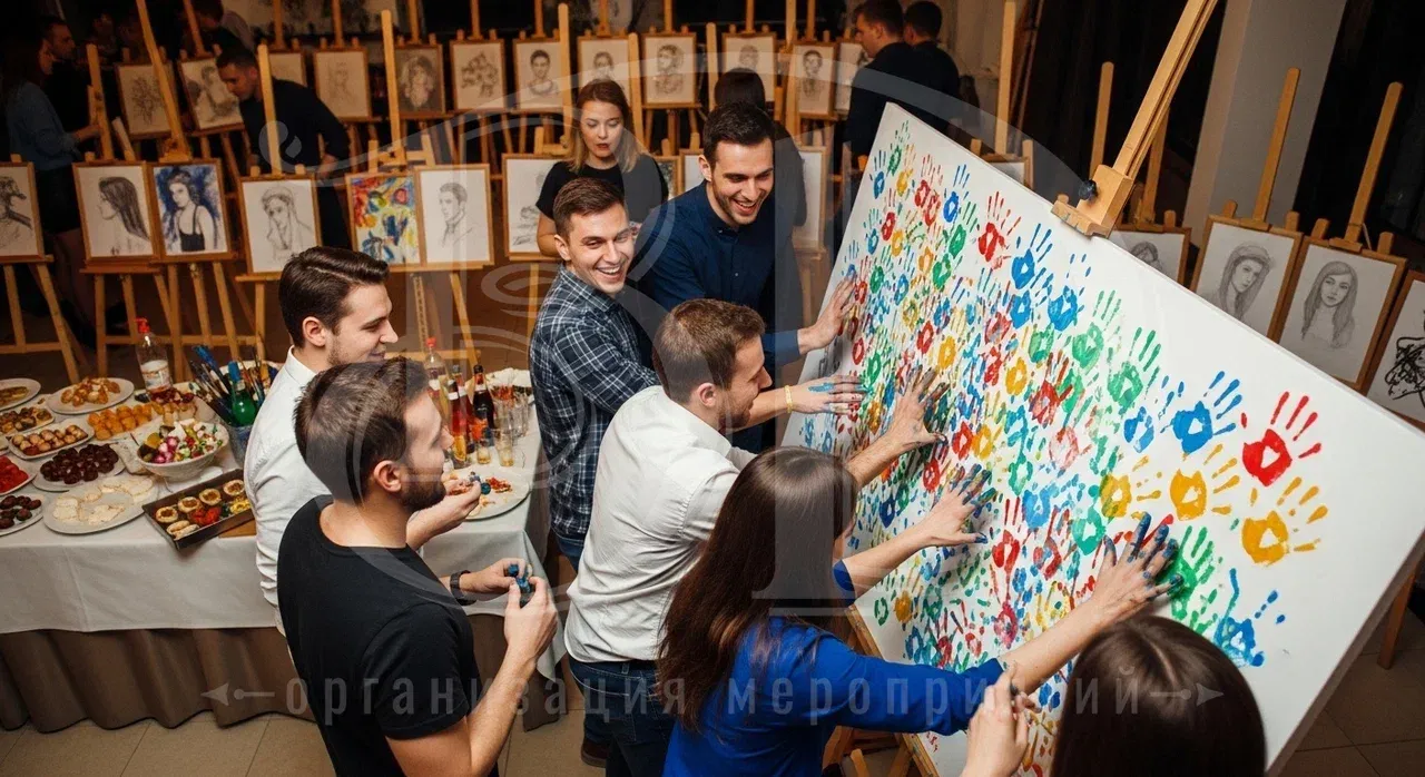 Арт-вечеринка с event-агентством Вдсервис Событий