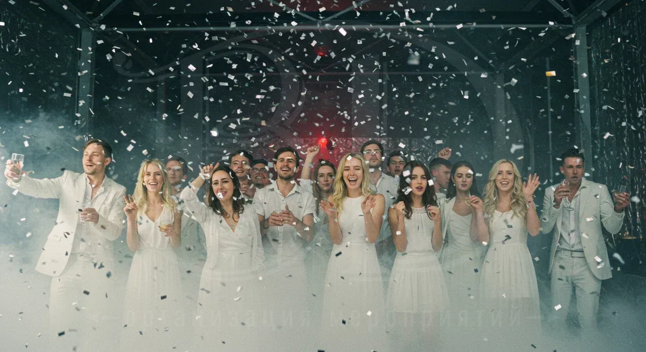 Event-мероприятия в стиле White Party с агентством Вдсервис Событий