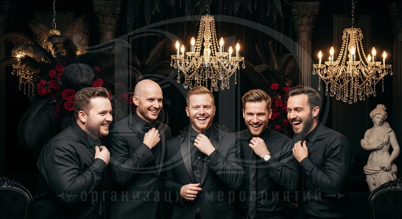 Чёрный дресс код на вечеринку для мужского образа