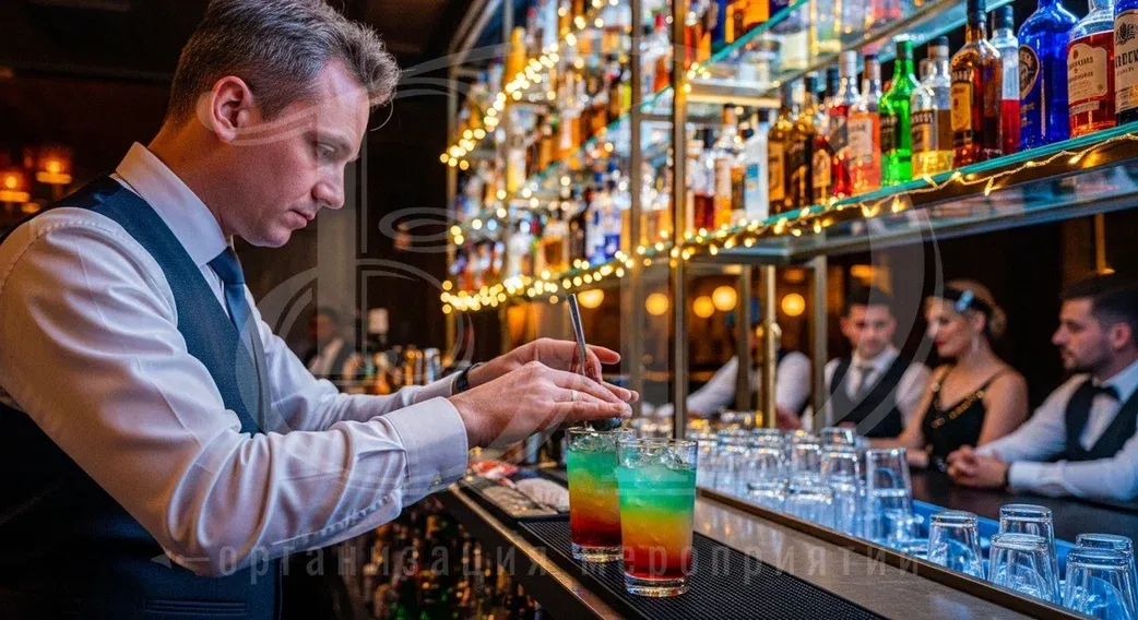 Слоистые коктейли на гангстерской вечеринке