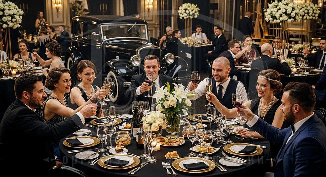 Гангстерская вечеринка: банкет