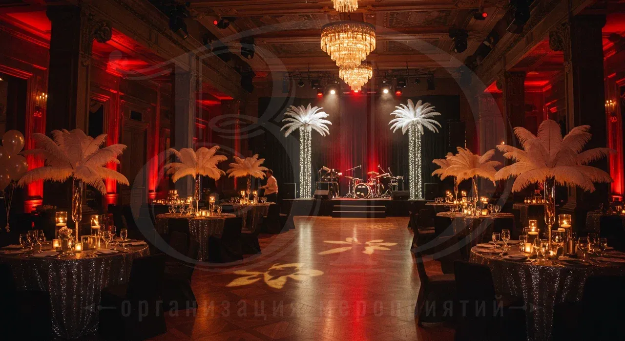 Погружение в эпоху Гэтсби через декор пространства