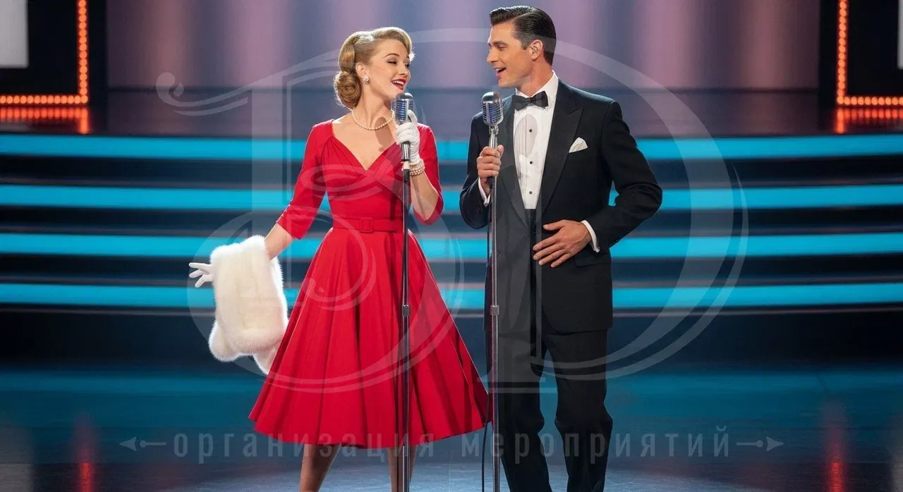 Выступления артистов на ретро вечеринке