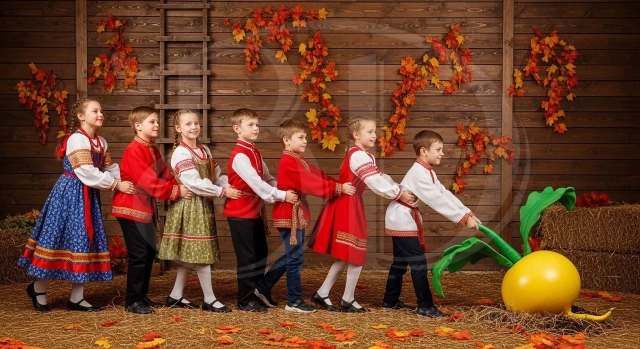 Event-мероприятие для детей в стиле русских сказок