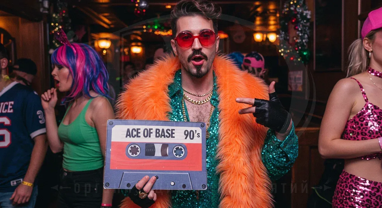 Дресс-код гостей на вечеринке в стиле 90-х