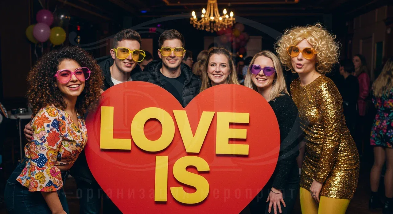 Вечеринка в стиле 90-х с event-агентством Вдсервис Событий