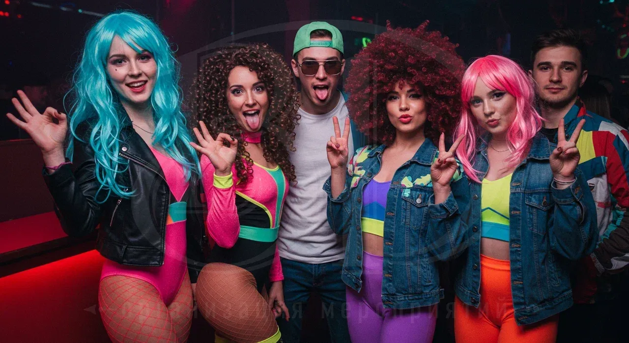 Вечеринка в стиле 90-х: гости мероприятия