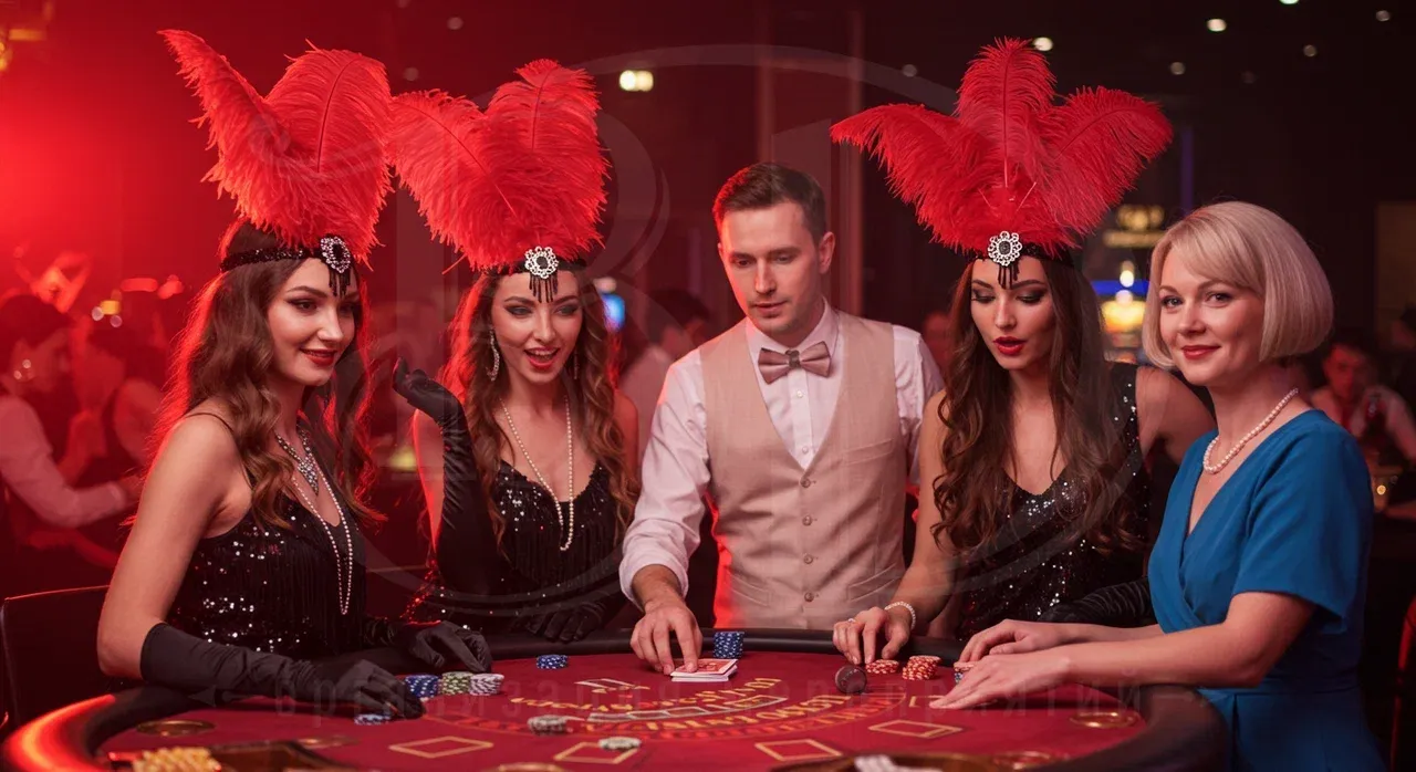 Образ для гостей мероприятия в стиле казино