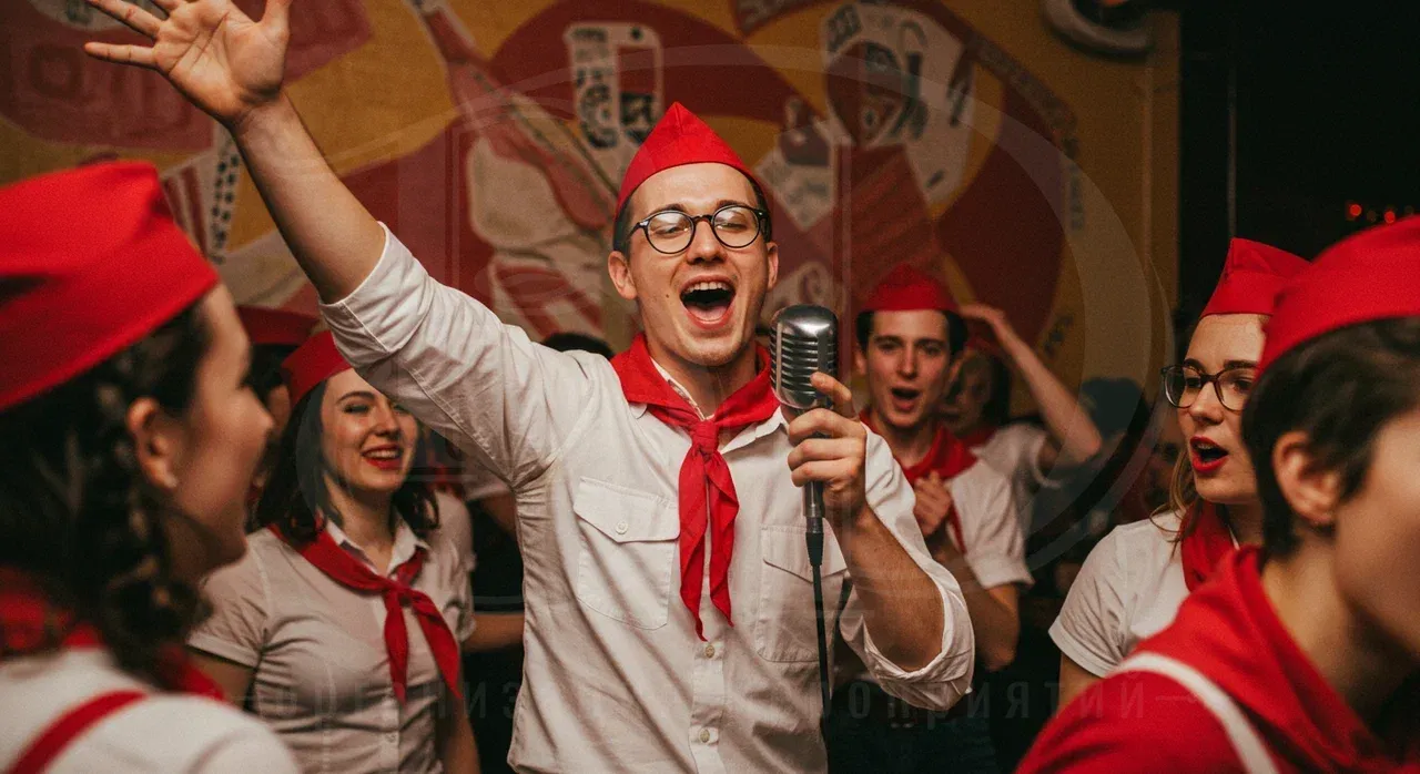 Вечеринка СССР: гости в отличном настроении