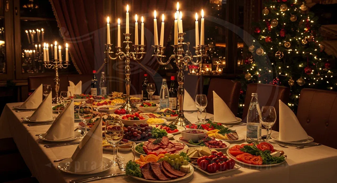 Вечеринка в советском стиле: банкетное меню