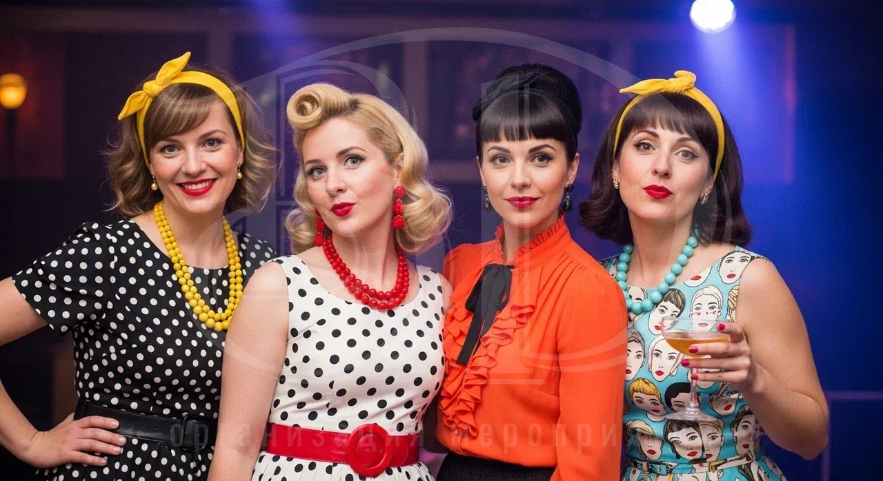 Женские образы на Стиляги-party