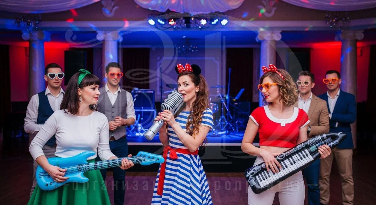 Стиляги-party: развлекательная программа для гостей мероприятия