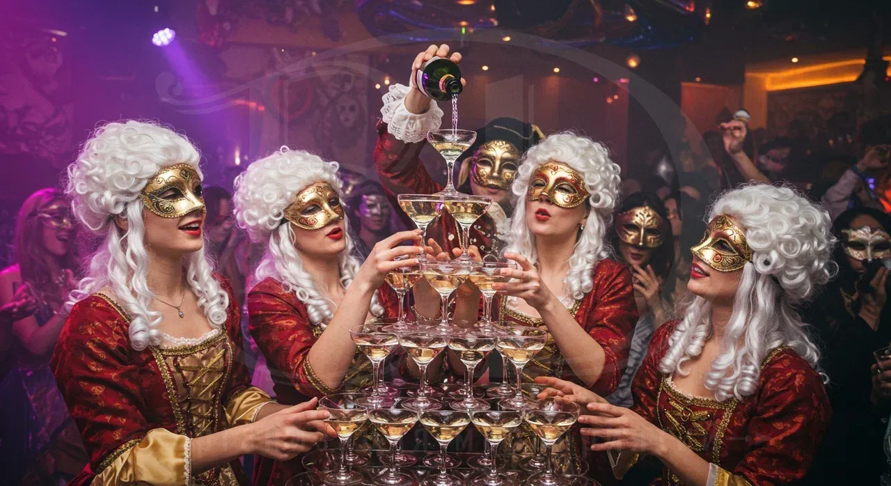 Венецианский карнавал с event-агентством Вдсервис Событий