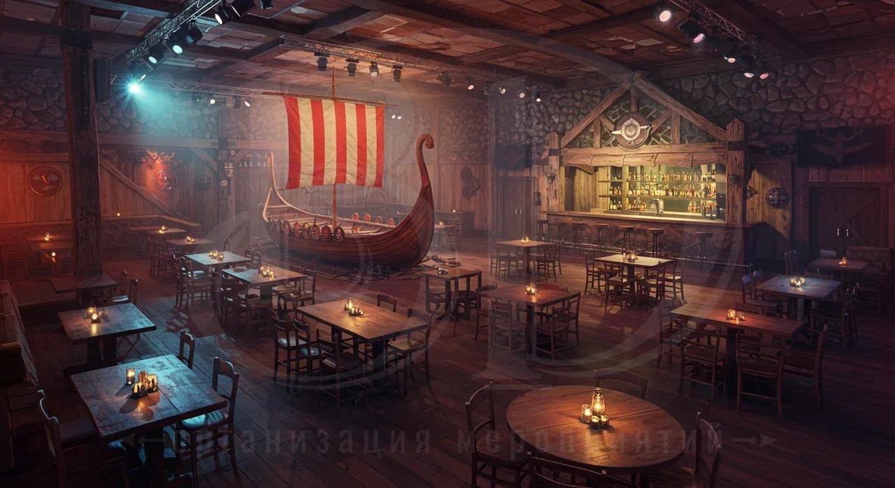 Декорирование пространства для вечеринки в скандинавском стиле