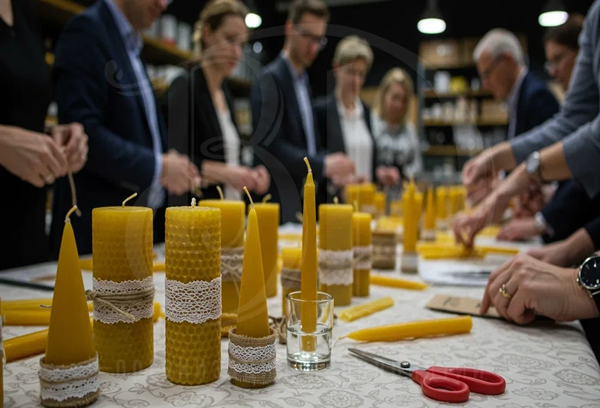 Свечи своими руками: мастер-класс для event-мероприятий