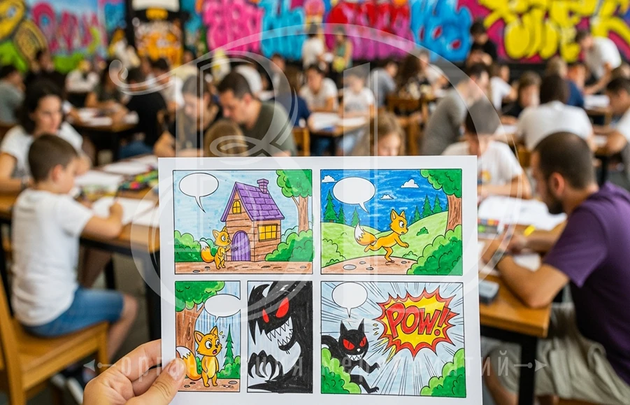 Мастер-класс по рисованию комиксов