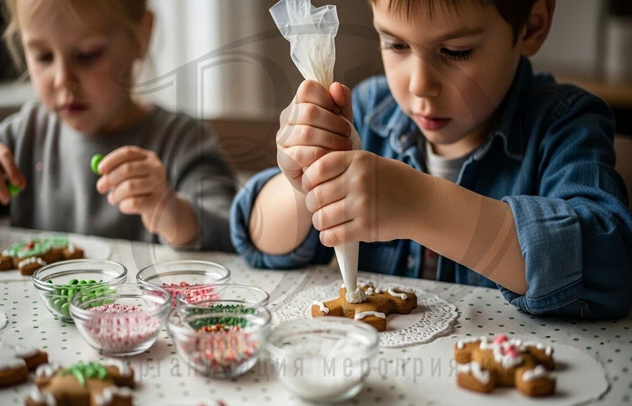 Детское мероприятие с мастер-классом по росписи пряников