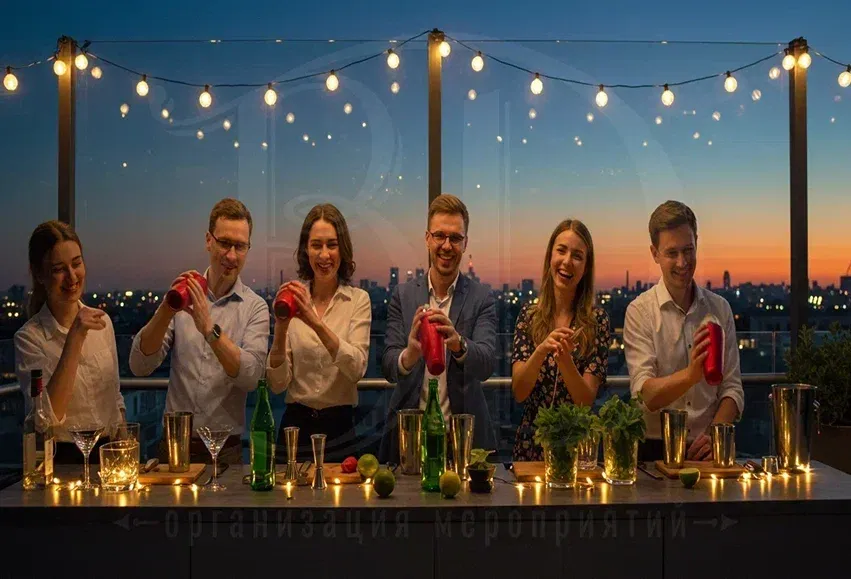 Организуем мастер-класс по приготовлению коктейлей