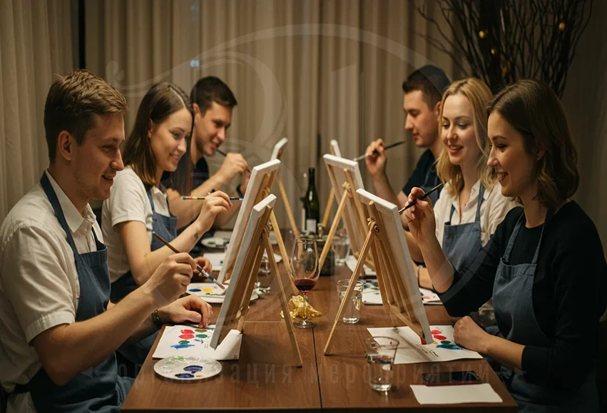 Мастер-класс по рисованию: практическая часть занятия