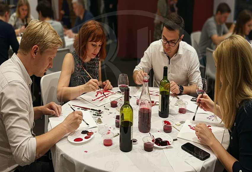 Мастер-класс на мероприятие: винная гризайль