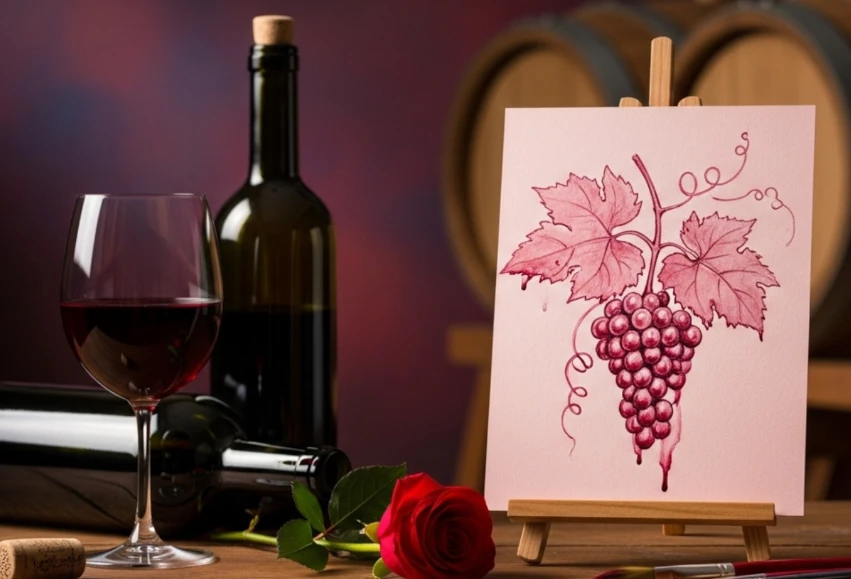 Винная гризайль: мастер-класс от event-агентства Вдсервис Событий