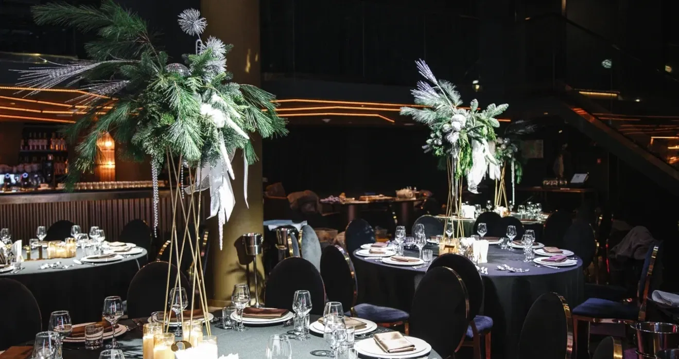 Праздничный банкет в ресторане Madison в рамках новогоднего корпоратива для 3S Group