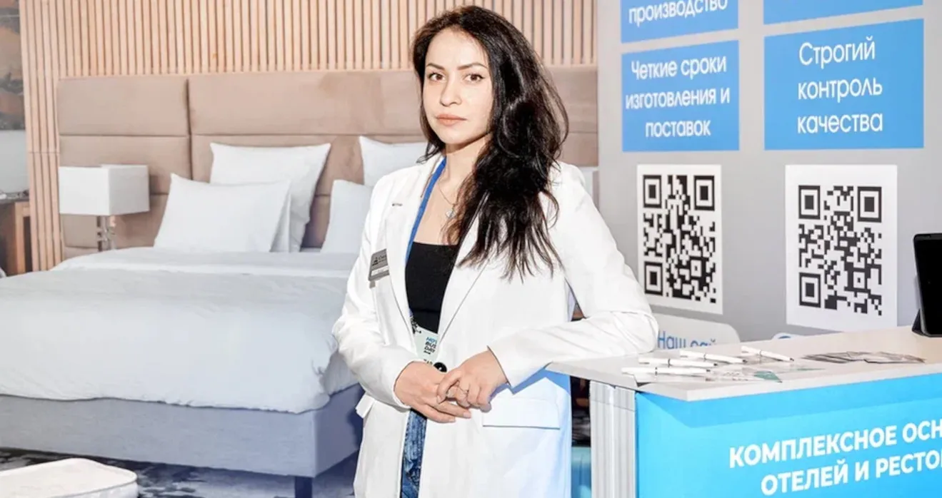 Представитель Юнитрейд на выставке Hotel Business Days