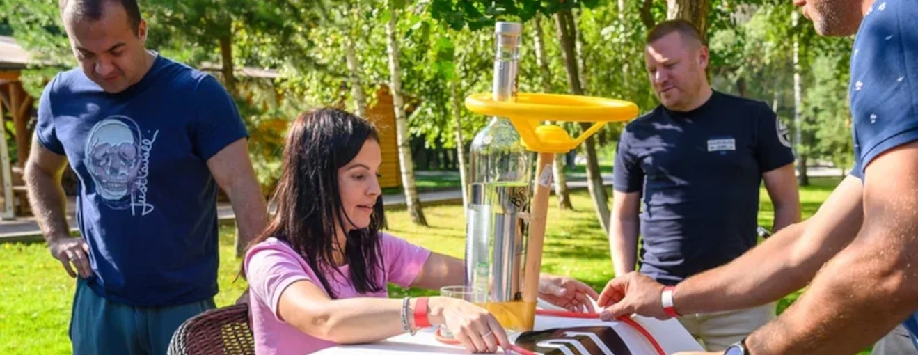 Летний корпоратив для компании КомТрансЮг: тестирование тарантасов