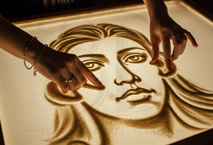 Песочное шоу на: свадьбу, корпоратив, день рождения