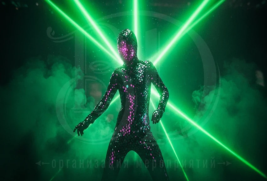 Световое шоу на мероприятие