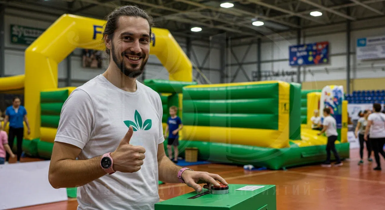 Идеи для тимбилдинга: батуты в спортивном зале