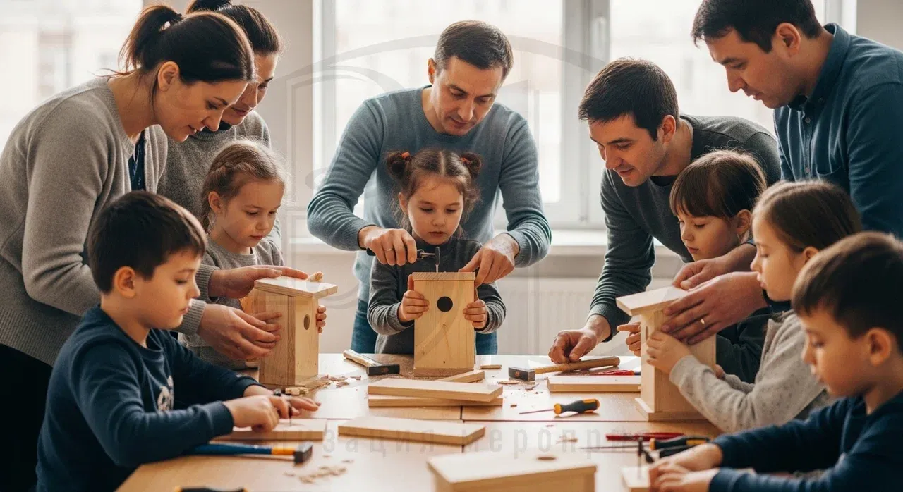Экологический тимбилдинг для смешанных групп: взрослые и дети