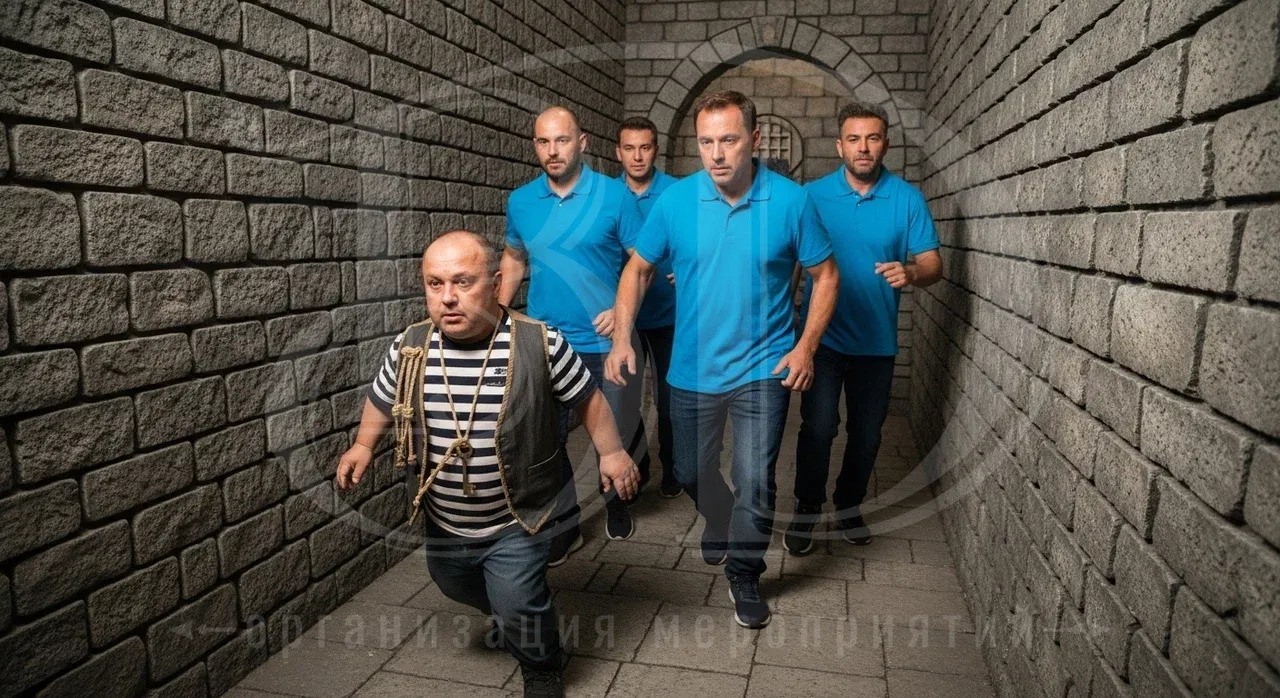 Лабиринт в программе тимбилдинга Форт Боярд