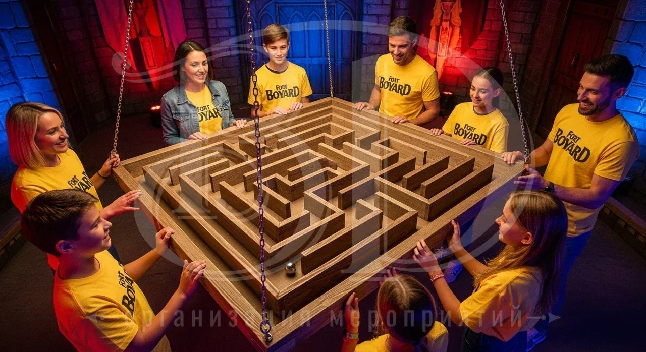 Интеллектуальные задания в программе тимбилдинга Форт Боярд