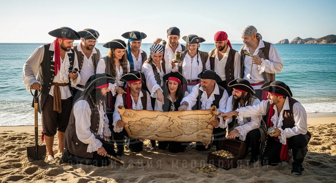 Пиратский тимбилдинг-квест Тортуга