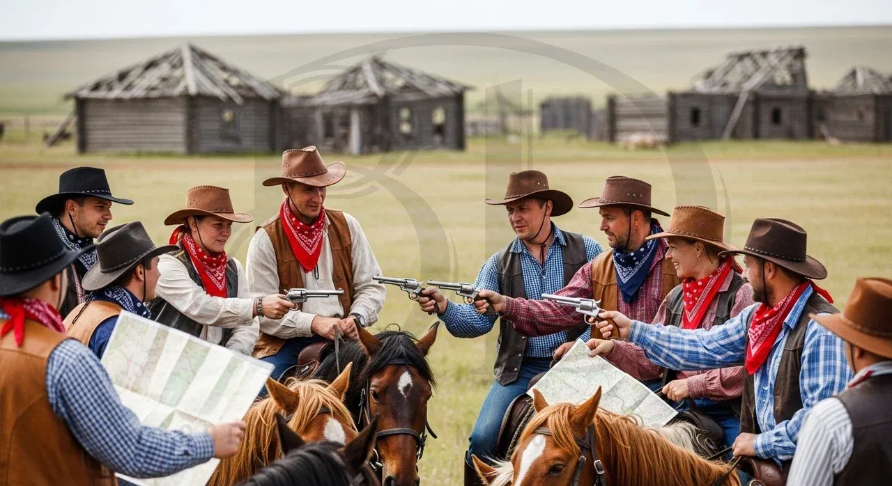 Тимбилдинг: квест на природе по мотивам Дикого Запада
