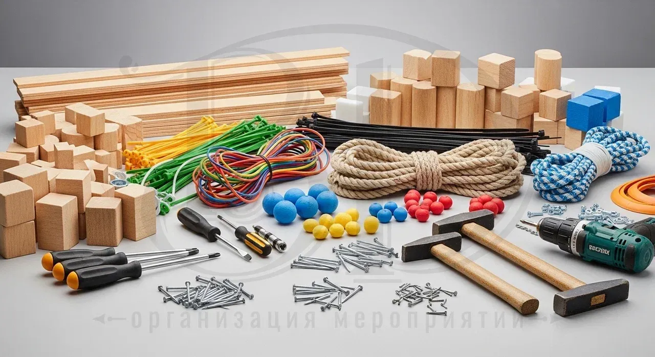 Инструменты для создания участниками тимбилдинга Машины Голдберга