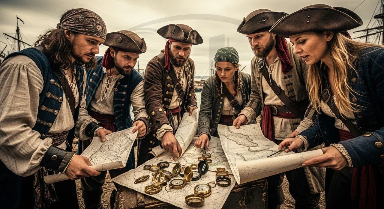 Иммерсивная программа тимбилдинга Пираты от ВДСервис Событий