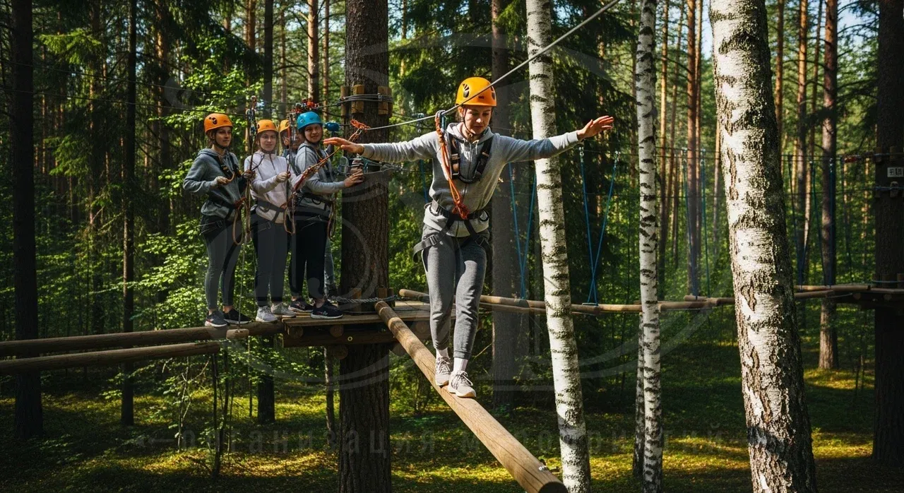 Веревочный курс на сплочение команды
