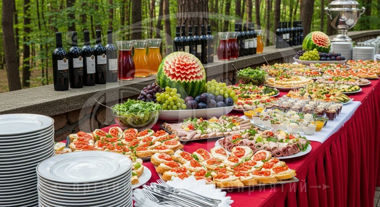 Кейтеринг в программе веревочного тимбилдинга