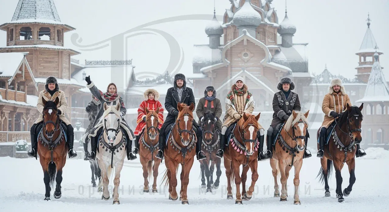 Тимбилдинг зимой на природе под ключ