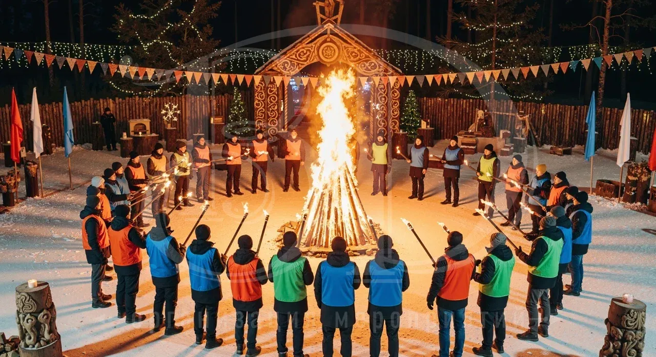 Тимбилдинг: командообразование зимой на природе