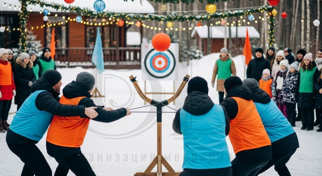 Командообразующий корпоратив на 100 человек организует агентство Вдсервис Событий