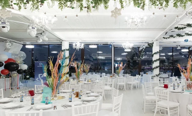 White зал (Крым terrace Moscow) для лазерного шоу в Москве