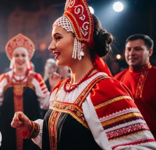 В русском стиле